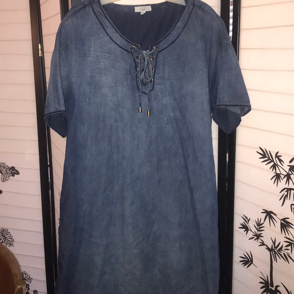Blue Jean dress by Easel